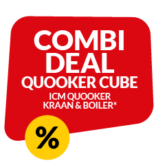 Quooker COMBI+ Fusion Round messing patina