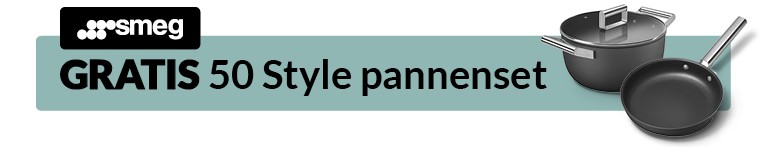 SMEG C91IEA9 met GRATIS Smeg '50 Style Pannenset
