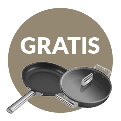 Smeg BG91IAN2 met GRATIS Smeg pannenset '50 style