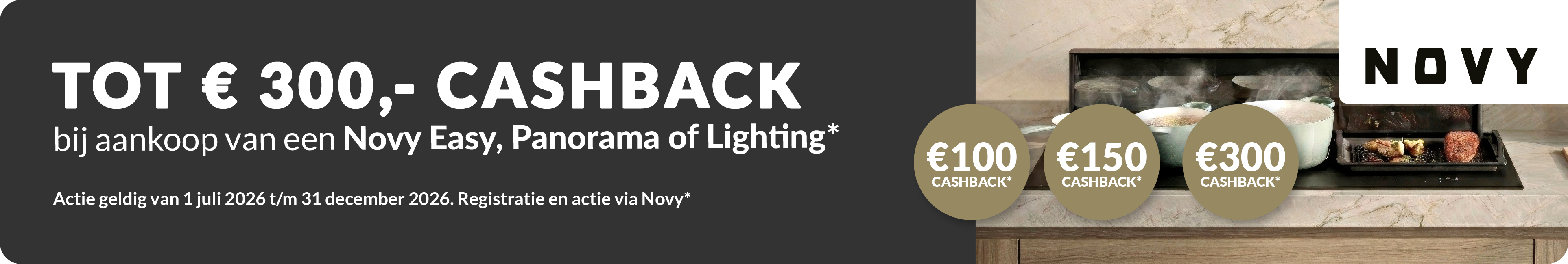 Novy Cashback Actie