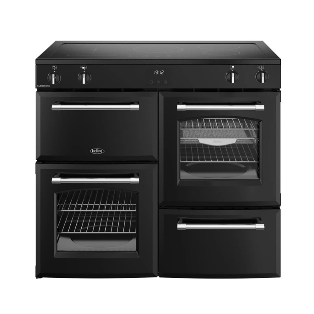 Belling FARMHOUSE 100Ei BLK, Zwart afbeelding