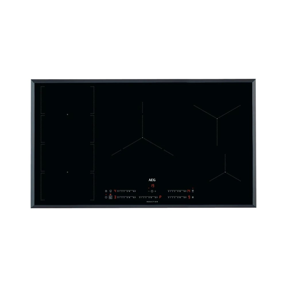 AEG IKE9547SFB geschikt voor 2 groepen met GRATIS AEG A9HL33 grillplaat Zwart