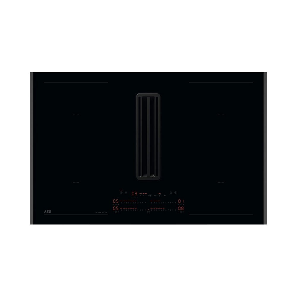 AEG Kookplaat met afzuiging - 6000 ComboHob met Bridge functie, 80 cm NCP84C01FB