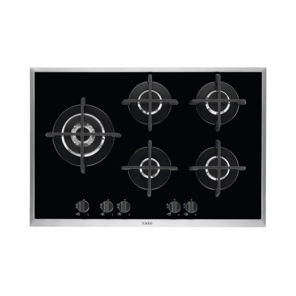AEG HG795550XB gas-op-glas ACTIE op=op! Zwart