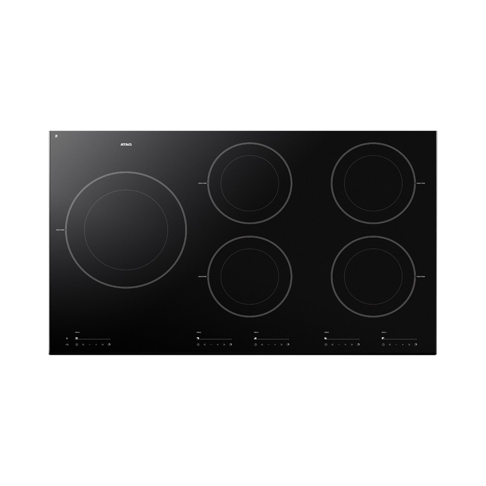 Atag HI9271M inbouw inductiekookplaat met automatische panherkenning en 3 Digitale timers Zwart