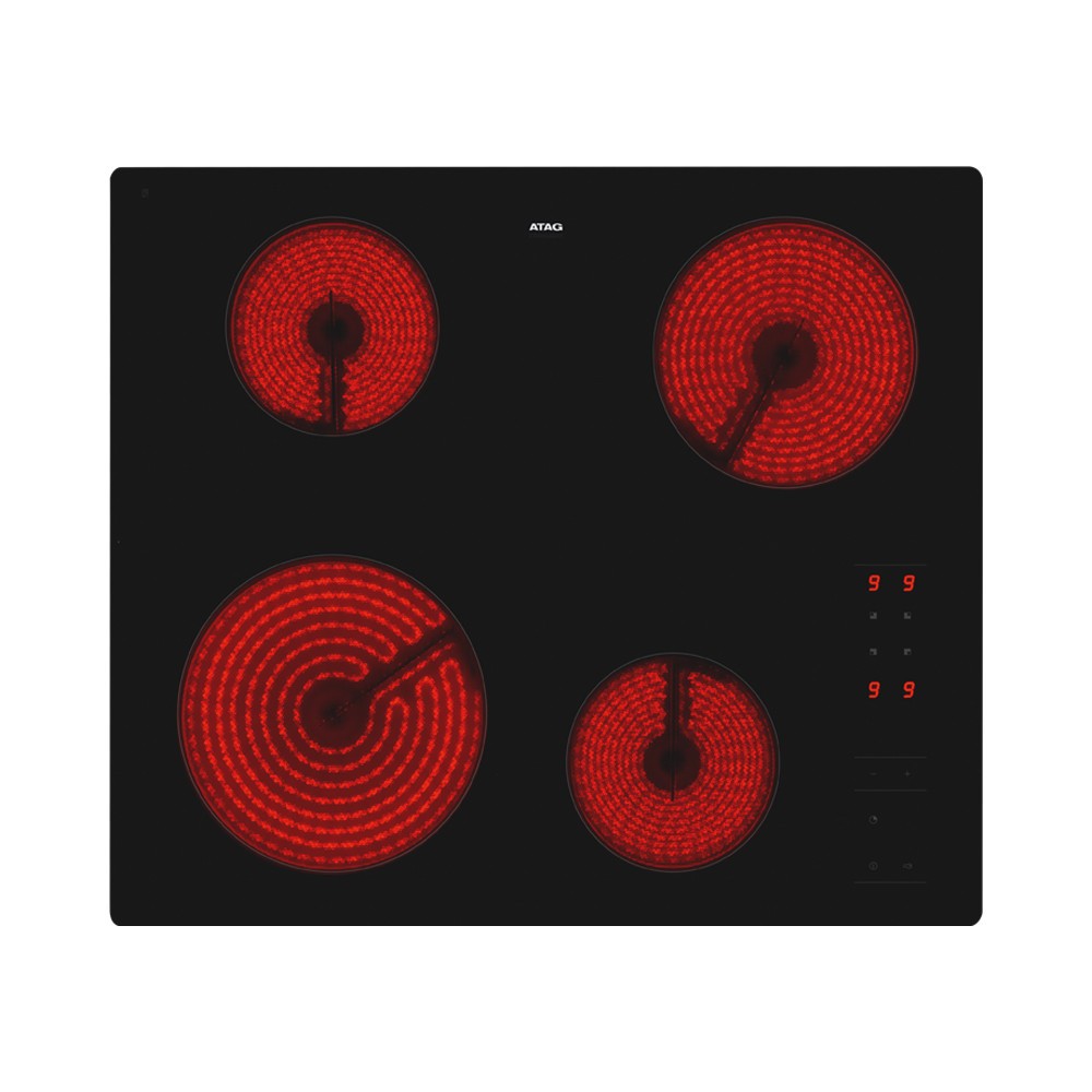 ATAG Keramische kookplaat met 4 zones 60 cm HL6271T online kopen