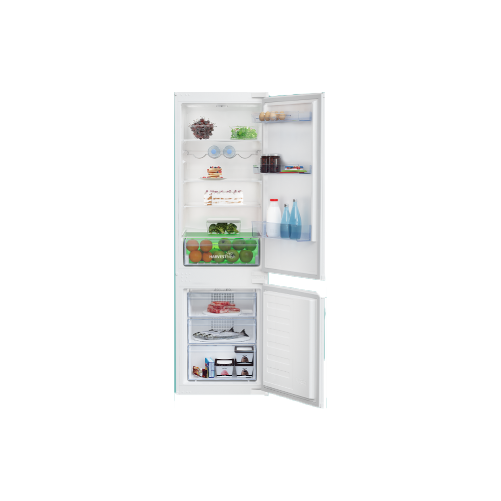 Beko BCHA275K4SN Inbouw koelvriescombinatie Wit