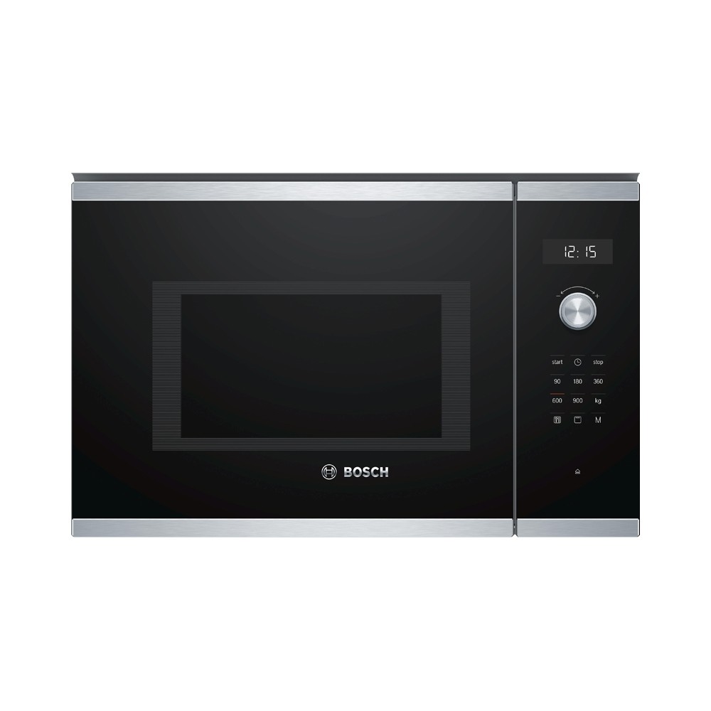 Bosch BEL554MS0 inbouw magnetron met 8 automatische programma's en Grill functie RVS Roestvrijstaal