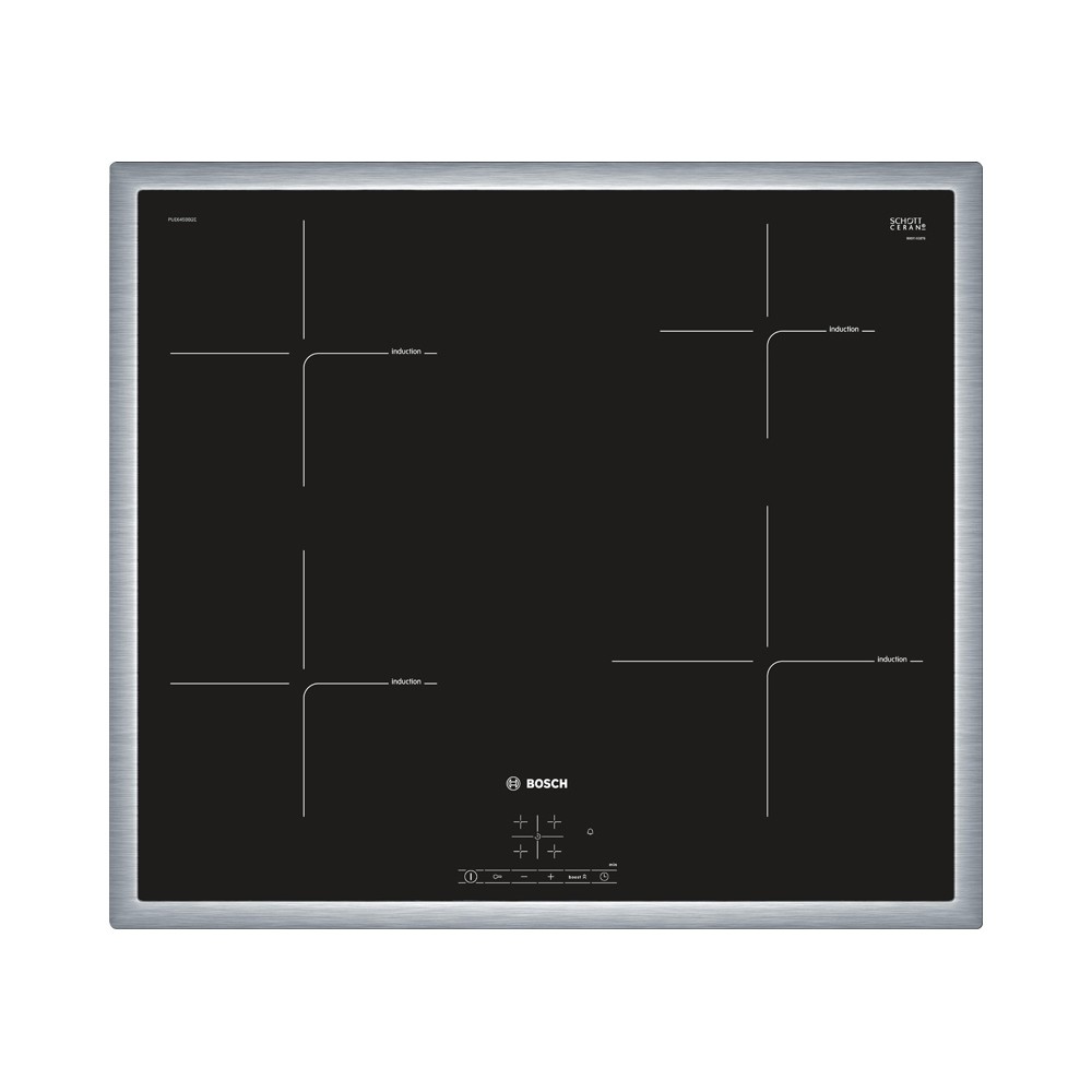 Bosch PUE645BB1E geschikt voor één groep (normaal stopcontact) Zwart