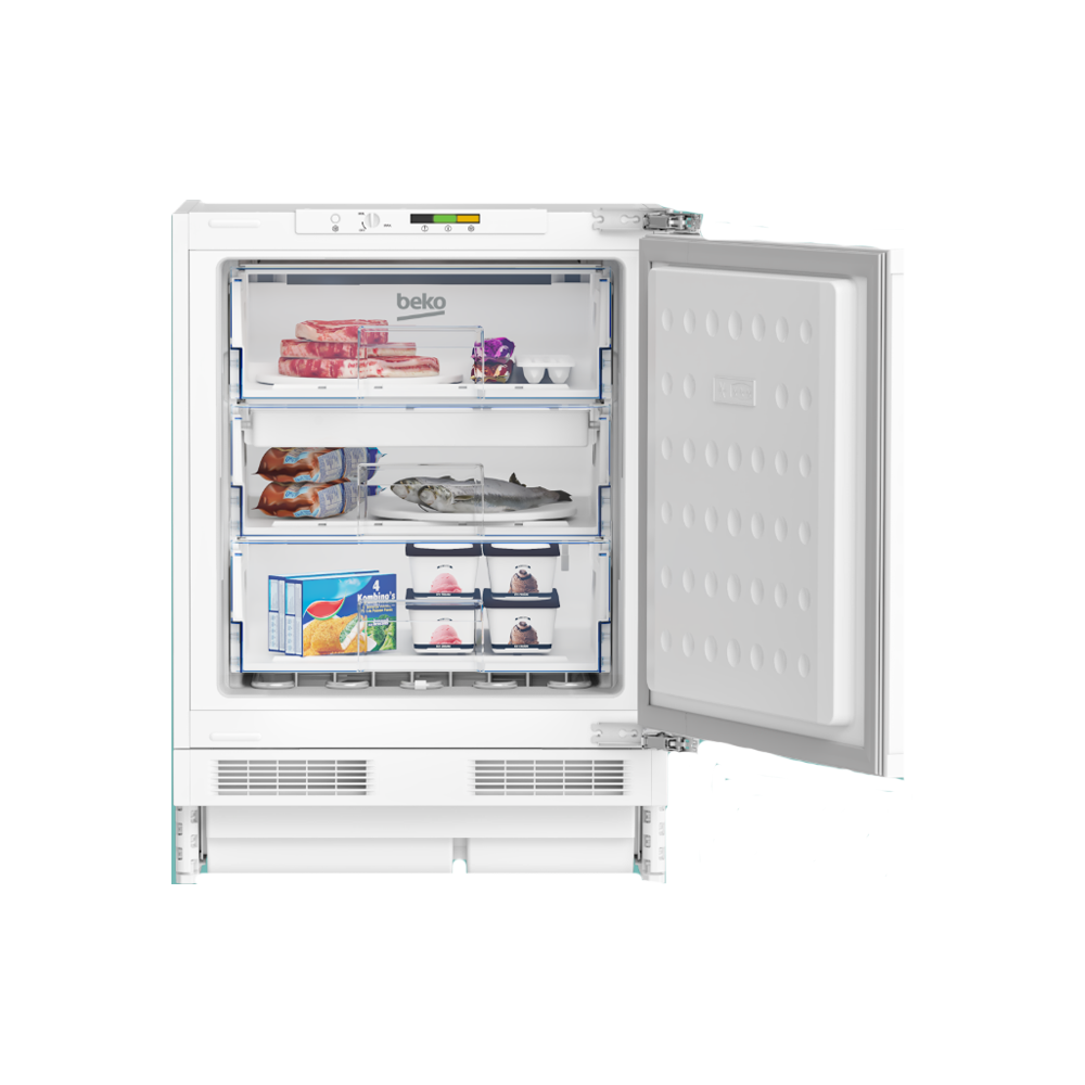 BEKO BU1204N inbouwvrieskast - 3 laden - Omkeerbare deur