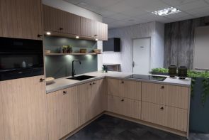 Cityline Industriële houten hoekkeuken