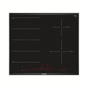 Budgetplan Bosch PXE675DC1E inbouw inductiekookplaat met FlexInductie zone en PerfectFry BraadSensor aanbieding