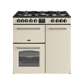 Budgetplan Belling FARMHOUSE 90DF CRM Crème Gasfornuis aanbieding