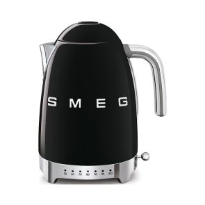 Smeg KLF04BLEU  Jaren 50 variabele waterkoker, zwart Waterkoker