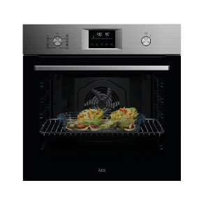 AEG NBU5P40SM stoom toevoeging met GRATIS airfry rooster "A9OOAFWM" Inbouw oven