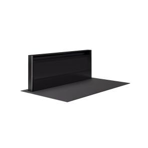 Novy 1821-G1 mat zwart glas Inbouw