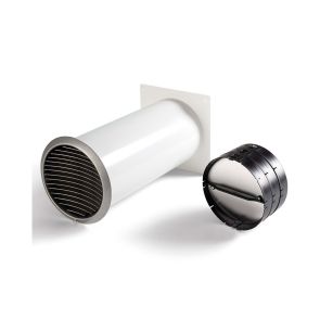 Novy 906420 mechanische buitenmuurrooster voor rond kanaal (Ø150 mm) Accessoire/ toebehoren