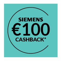 REGISTRATIE VIA SIEMENS - 100 EURO CASHBACK