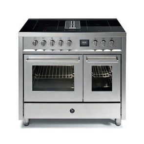 Steel EQ10FF-4FIKW inductiefornuis met afzuiging Vrijstaand