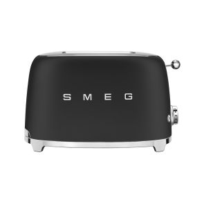 Smeg TSF01BLMEU broodrooster 2x2, mat zwart Broodrooster