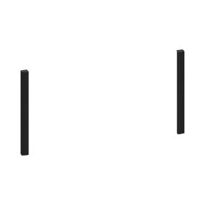 Neff Z9029DY0 Flex Design zijlijsten Deep Black voor warmhoudlade 29 cm  Accessoire/ toebehoren