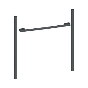 Neff Z9060AY0 Flex Design zijlijsten en greep Anthracite Grey voor bakoven 60 cm Overig - Accessoires/ toebehoren