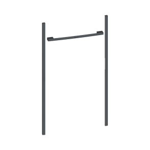 Neff Z9098AY0 Flex Design zijlijsten en greep Anthracite Grey voor bakoven 60 cm + Magnetron 38 cm Accessoire/ toebehoren