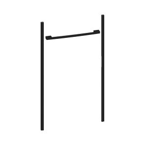 Neff Z9098DY0 Flex Design zijlijsten en greep Deep Black voor bakoven 60 cm + Magnetron 38 cm Accessoire/ toebehoren