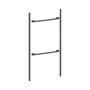 Neff Z912AAY0 Flex Design zijlijsten en grepen Anthracite Grey voor warmhoudlade 14 cm + bakoven 60 cm + Compacte bakoven 45 cm Accessoire/ toebehoren