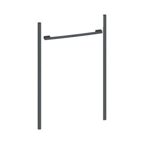 Neff Z990AAY0 Flex Design zijlijsten en greep Anthracite Grey voor warmhoudlade 29 cm + bakoven 60 cm Accessoire/ toebehoren