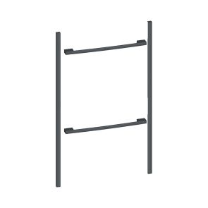 Neff Z990BAY0 Flex Design zijlijsten en grepen Anthracite Grey voor compacte bakoven 45 cm + compacte bakoven 45 cm Accessoire/ toebehoren