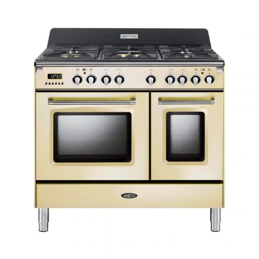 Boretti CFBG902OW gasfornuis met Dual Fuel wokbrander en dubbele oven