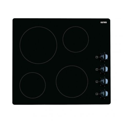 Ignis AKL359/NE/03 inbouw keramische kookplaat met knopbediening actie op=op!