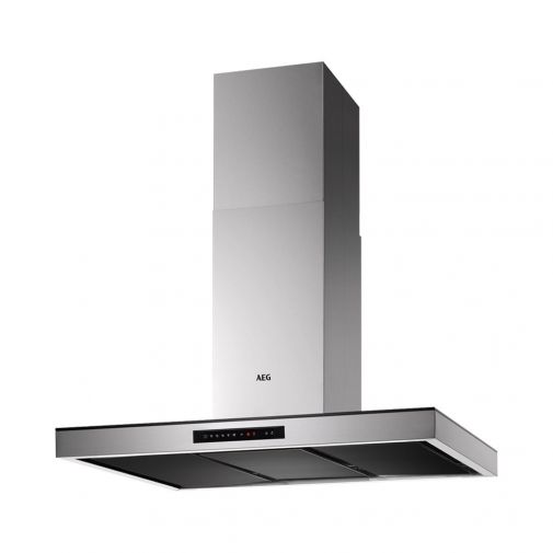 AEG DIK7190HG eilandafzuigkap met tiptoets bediening en Hob2Hood restant model