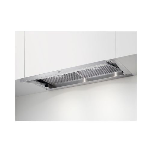 AEG DPE4940M vlakscherm afzuigkap (90 cm) restant model met wegklapbare dampopvang en RVS vetfilters Vlakscherm