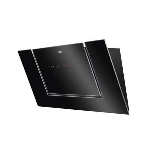 AEG DVE5960HB wandafzuigkap met RVS afvoer schacht en Hob2Hood restant model Wand