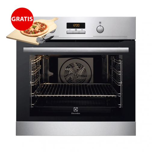 Electrolux EOC3410COX inbouw oven ACTIE met Pyrolyse en gratis AEG Pizzasteen 