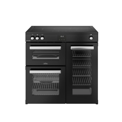 Belling COOKCENTRE 90Ei BLK, Zwart