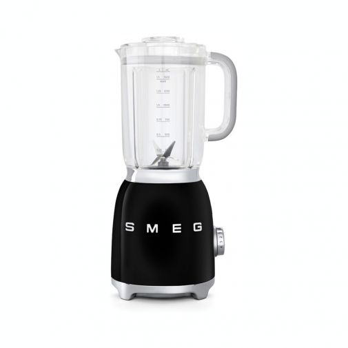 Smeg BLF01BLEU Zwarte 50's style blender