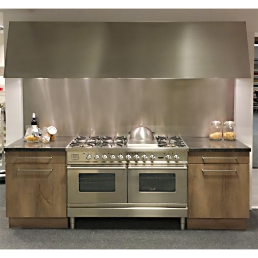 Boretti VFP1202IX gasfornuis set toonzaal opstelling