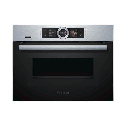 Bosch CNG6764S6 inbouw combimagnetron restant model met AddedSteam en Pyrolyse reiniging