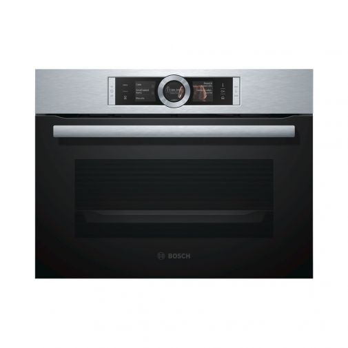Bosch CSG656BS1 inbouw combi-stoomoven restant model met AddedSteam en EcoClean
