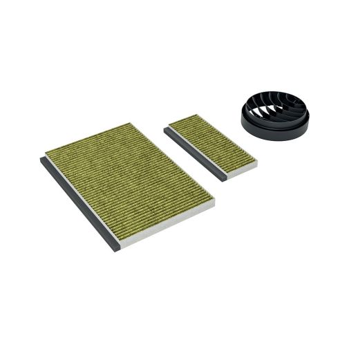 Bosch DWZ1AK1V6 Recirculatiestartset CleanAir Plus (werking zonder schacht) Koolstoffilters