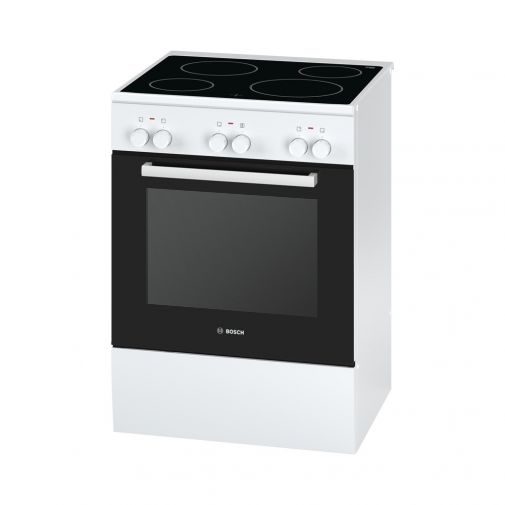 Bosch HCA422120 elektrisch fornuis restant model met 4 keramische zones en conventionele oven