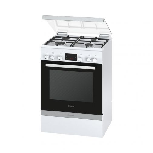 Bosch HGD745228N gasfornuis restant model met 3D hetelucht plus en gietijzeren pannendragers