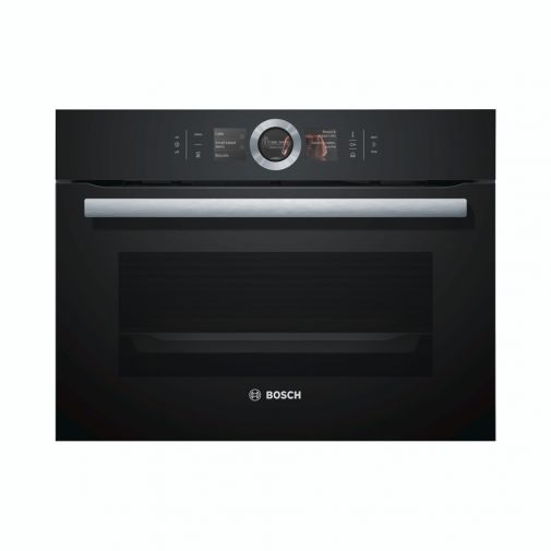 Bosch CSG656RB1 zwarte inbouw compacte bakoven met stoomfunctie