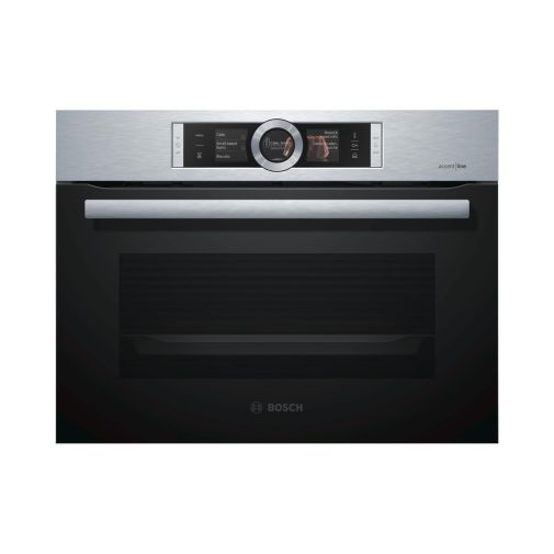 Bosch CSG856NS1 inbouw combi-stoomoven restant model met AddedSteam stoom toevoeging Inbouw combi-stoomoven