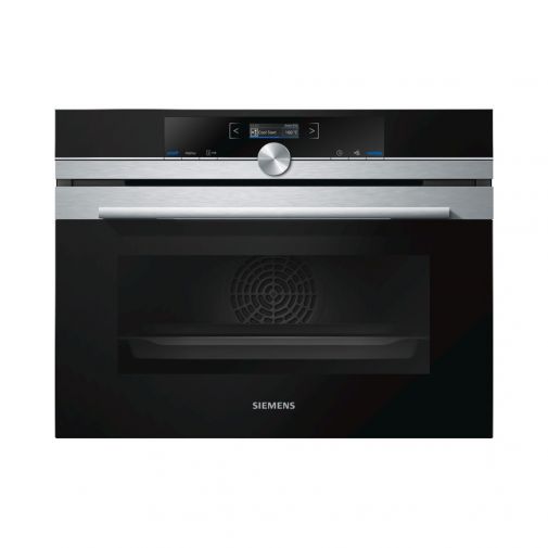 Siemens CB635GBS1 compacte inbouw oven met ecoClean en cookControl Plus: