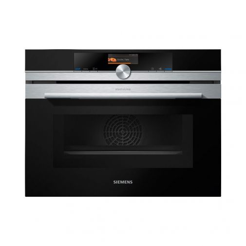 Siemens CM836GPS1 inbouw combimagnetron restant model met boven-/onderwarmte en kerntemperatuurmeter