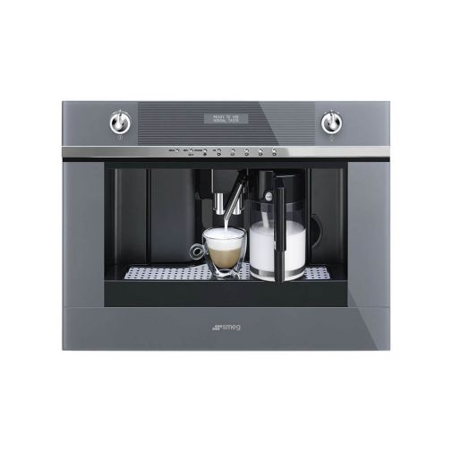 Smeg CMS4101S inbouw koffiemachine volautomatisch met 30 automatische programma's en heetwater tap